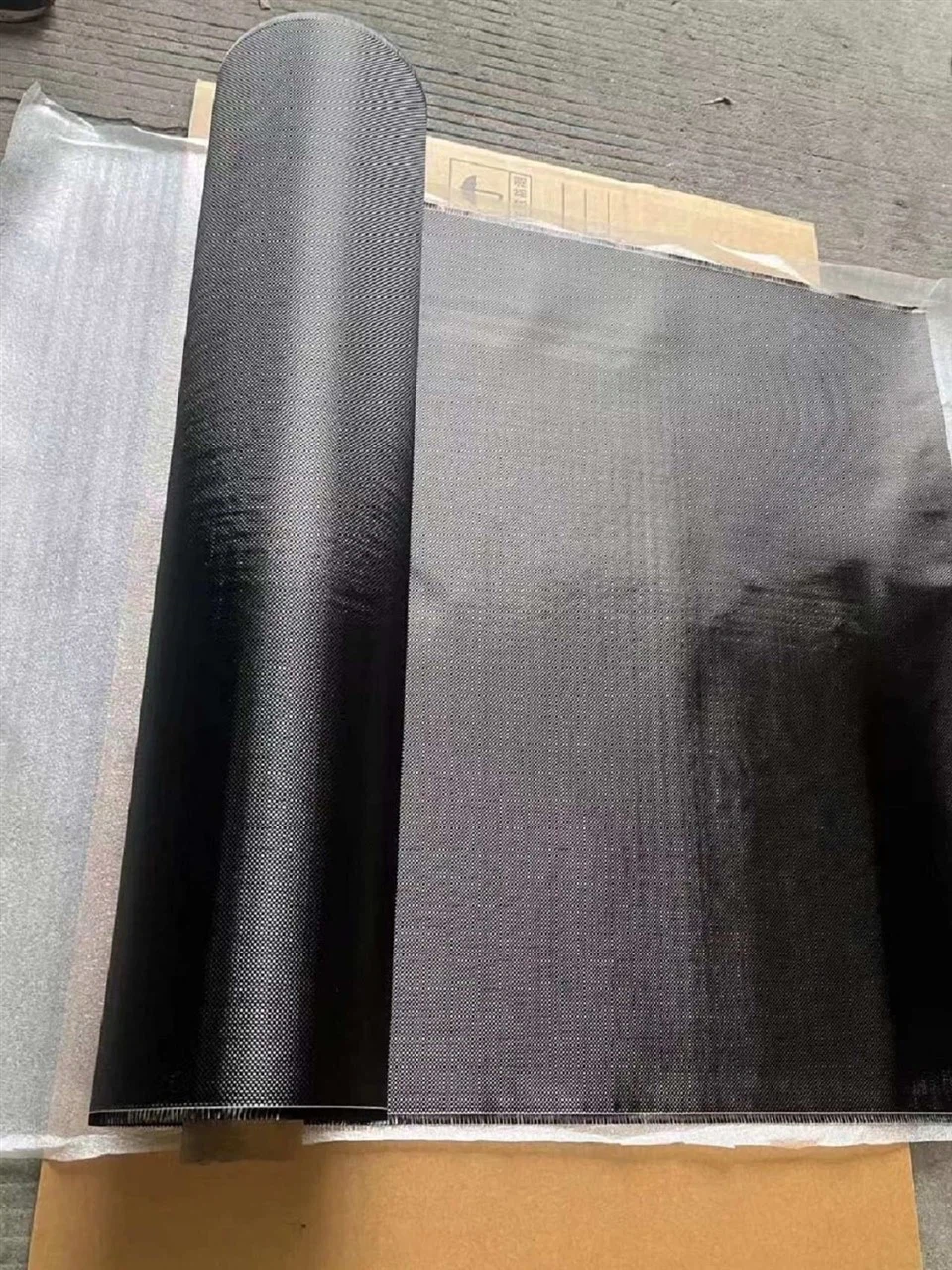 Koolstofvezel met effen weefsel